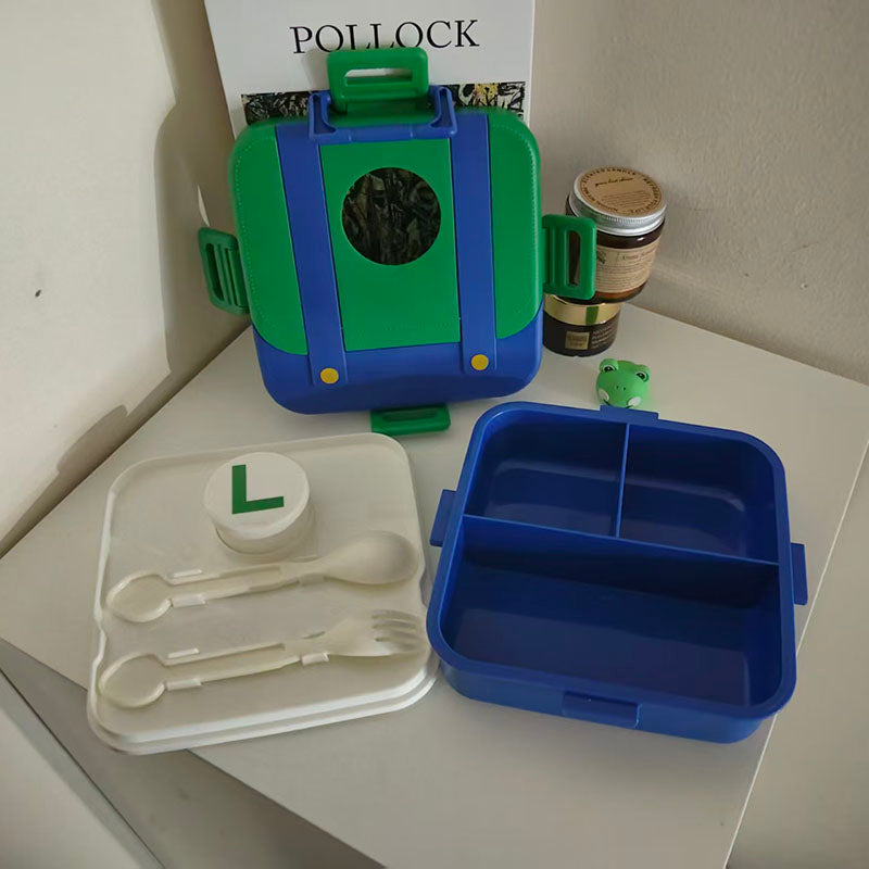 Super Mario style backpack shaped lunch box