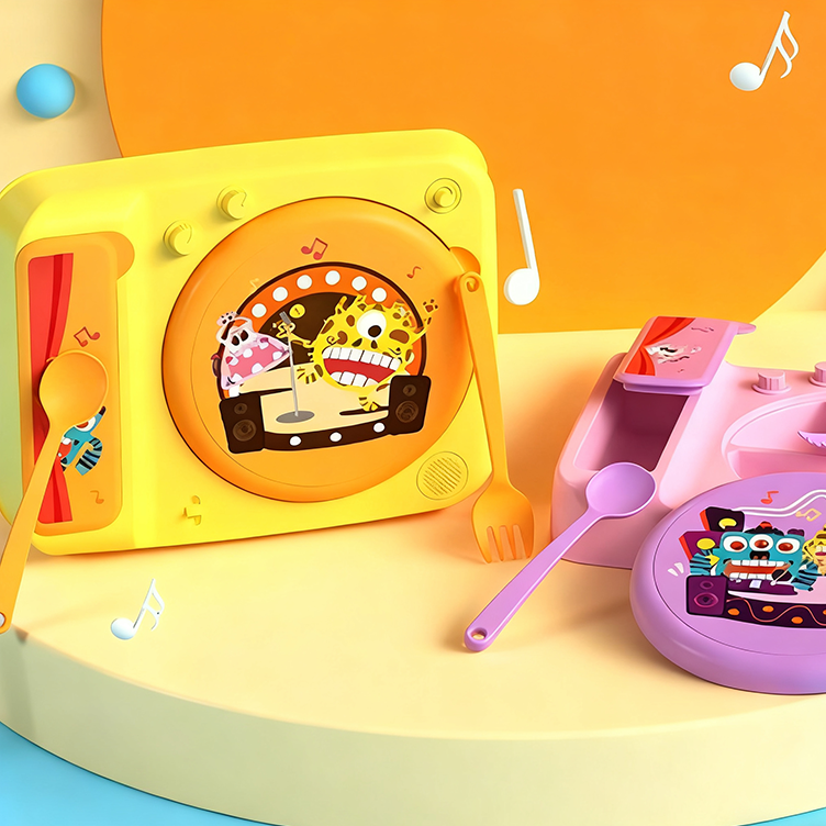 Cartoon Printed Plate Set