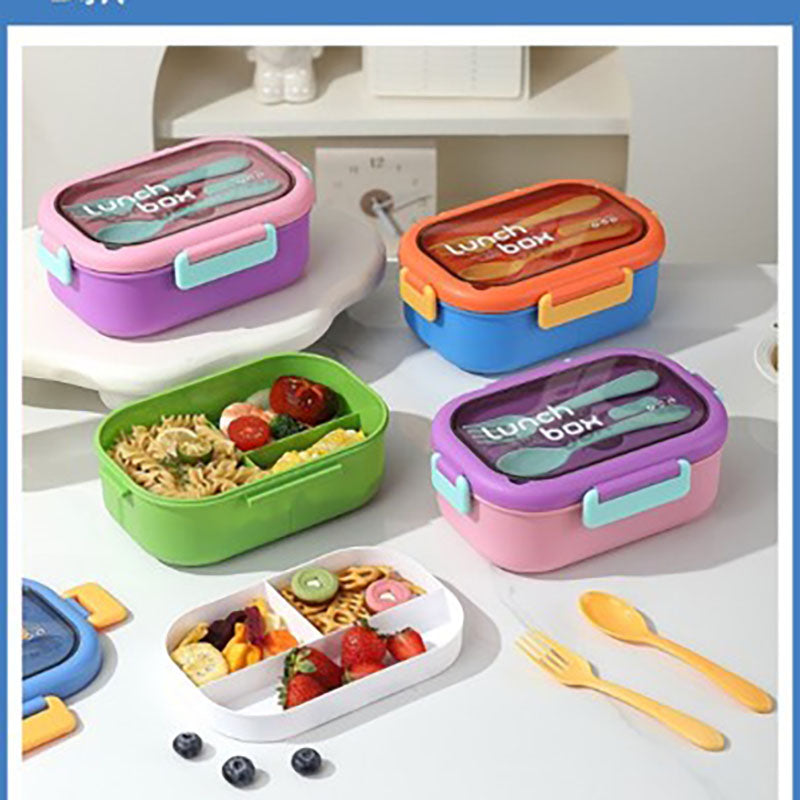 Simple multi-color lunch box(wholesale)