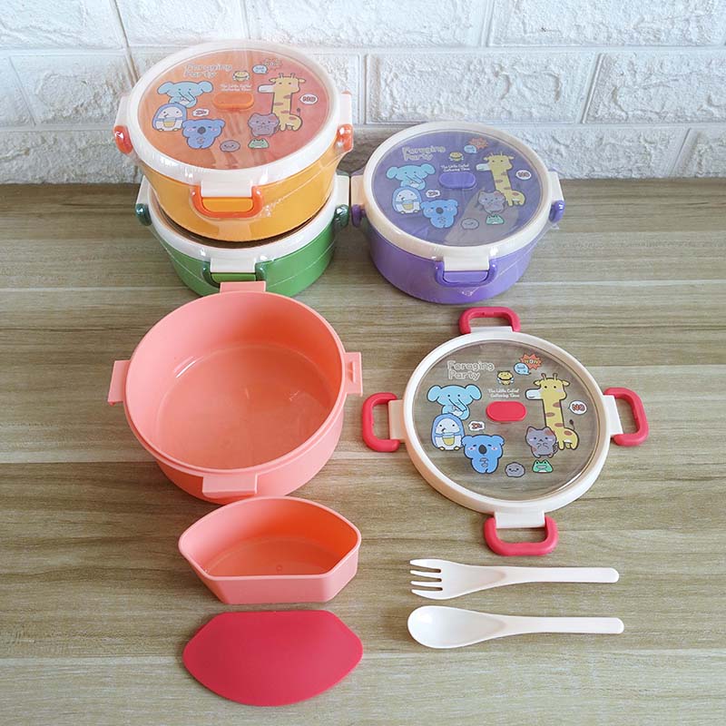 Cartoon lunch box and water cup set