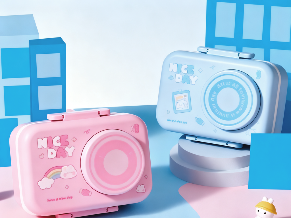 Cartoon camera shaped bento box