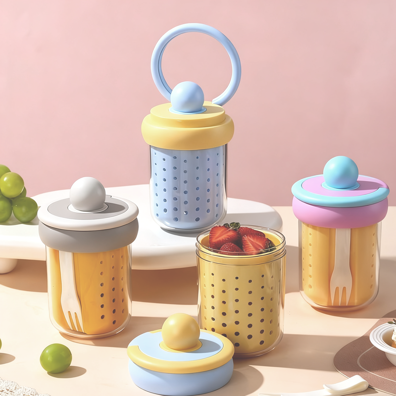 Portable draining and preservation cup