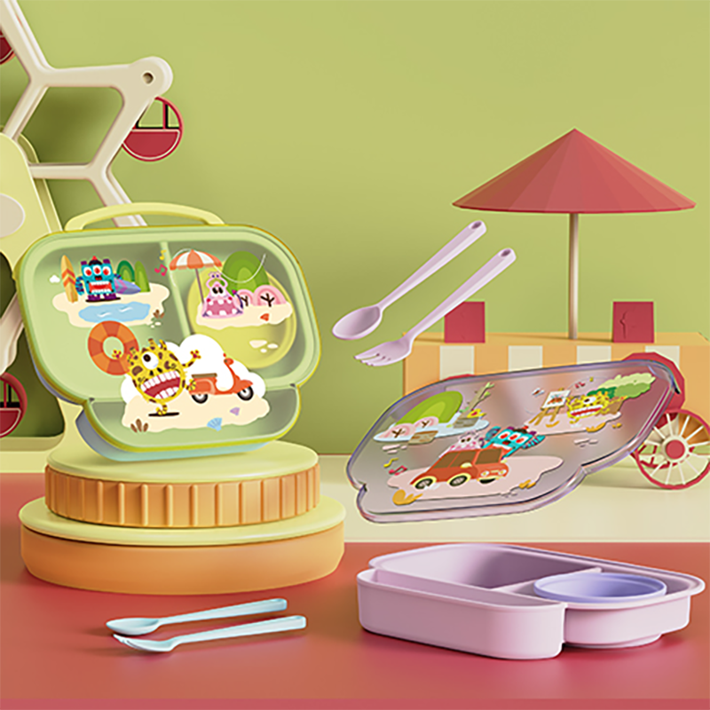 Cartoon children's separated meal box