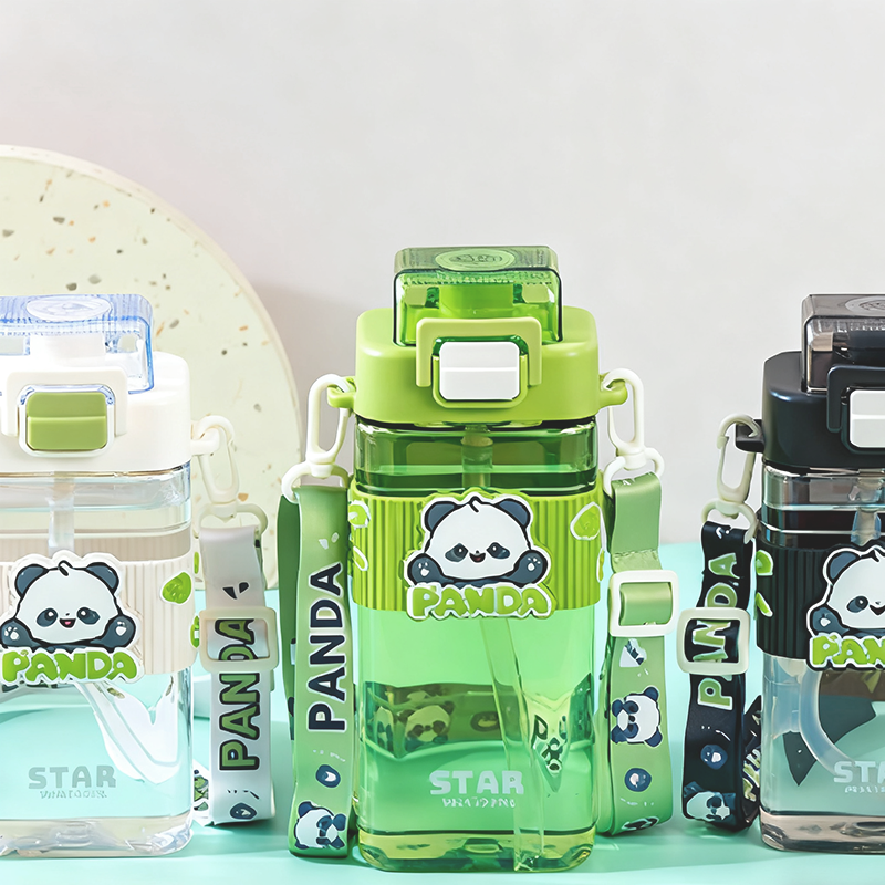 Cute cartoon hanging rope square cup