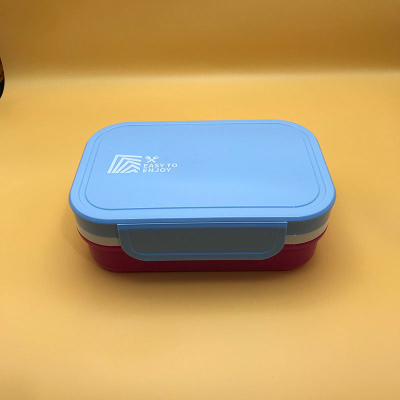 Colorful partitioned fresh-keeping lunch box (wholesale)