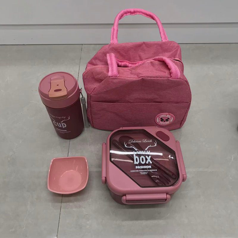 Portable meal box set