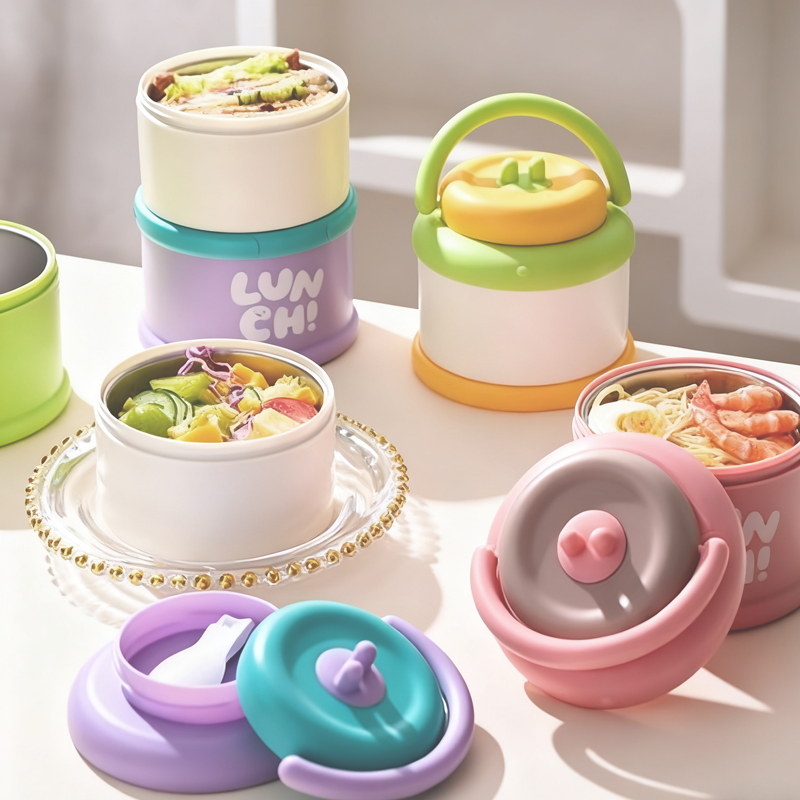 Handheld layered bento box