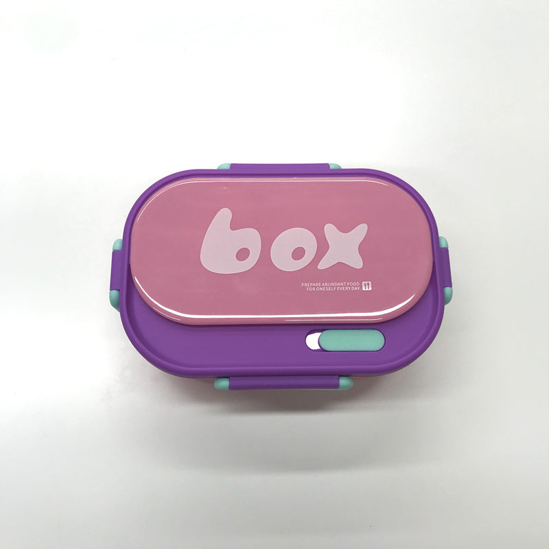 Macaron colored lunch box