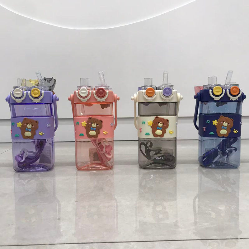 Cartoon Bear Doll Double Drinking Cup