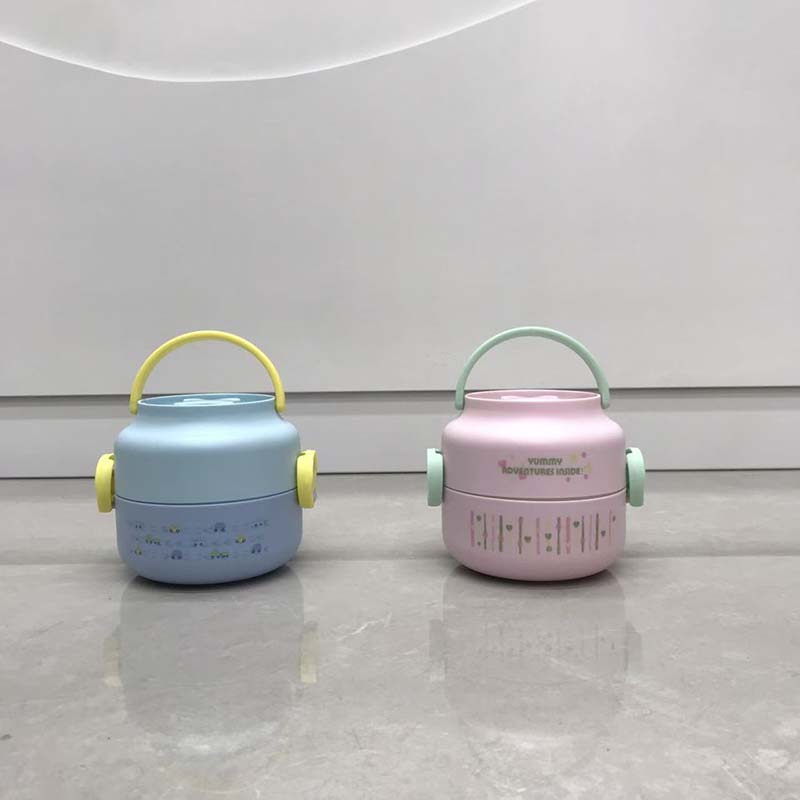 Stainless steel heat-resistant portable lunch box