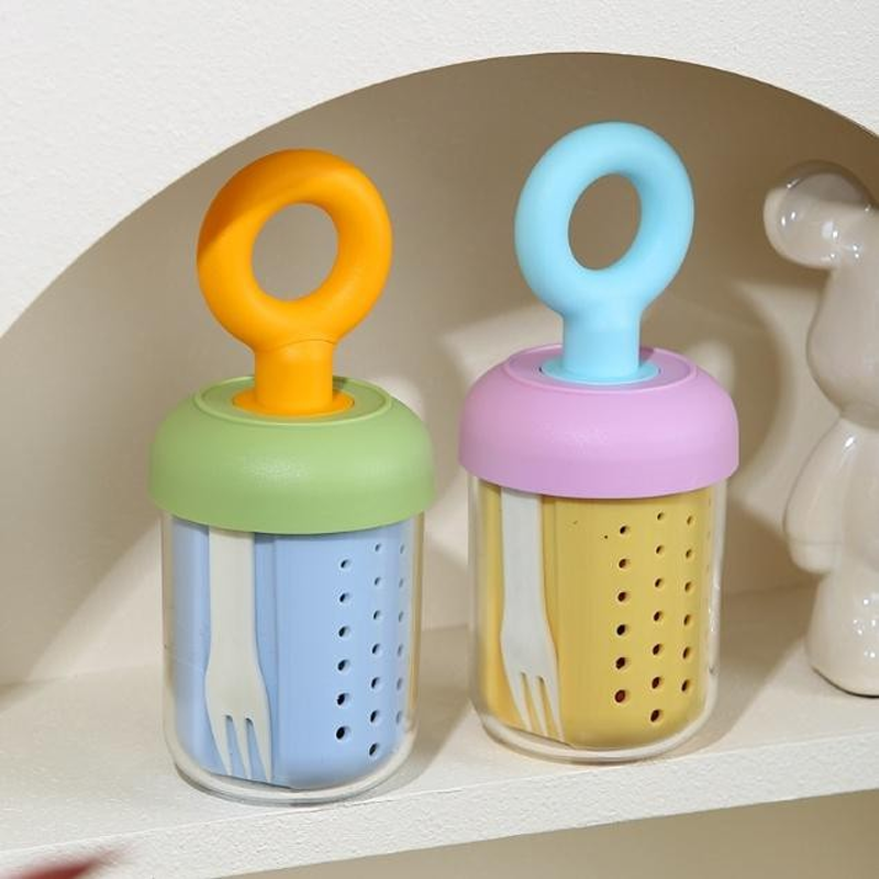 Portable draining and preservation cup