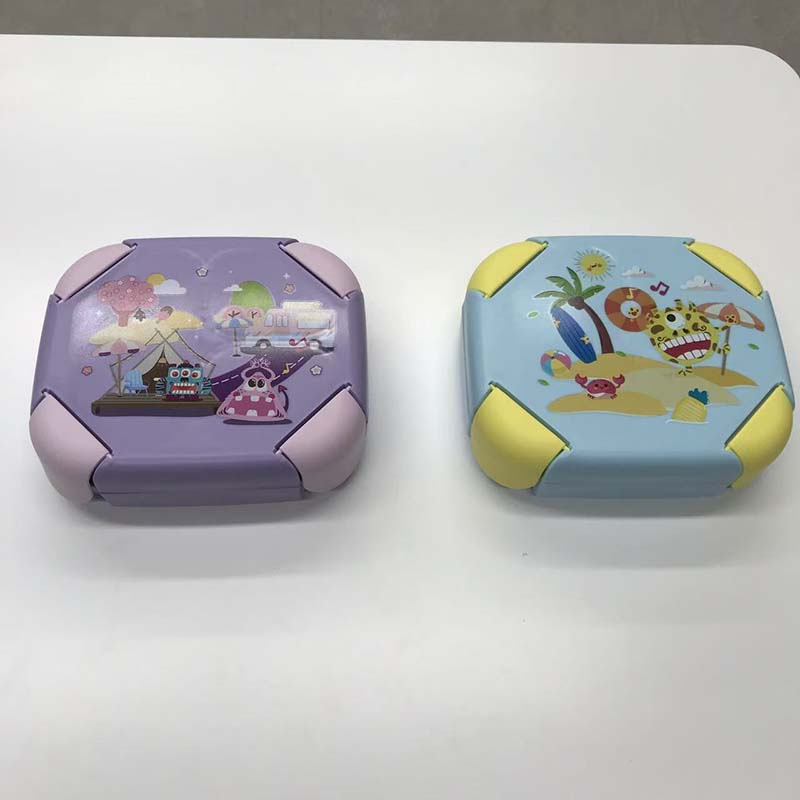 Cartoon pattern portable lunch box