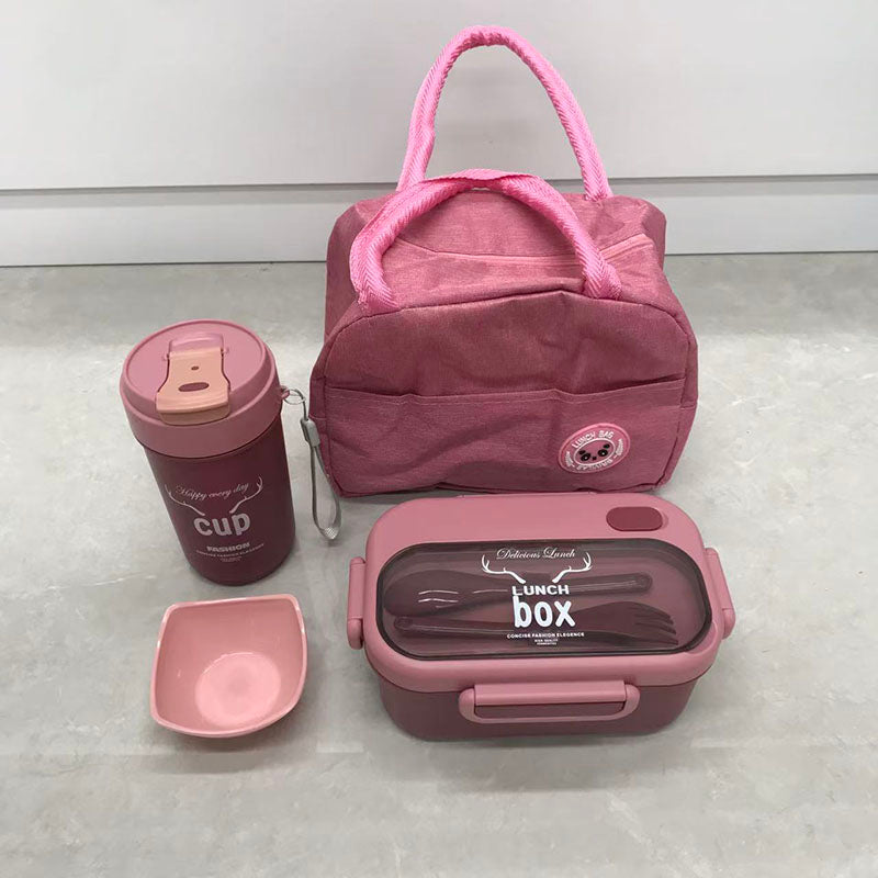 Portable meal box set