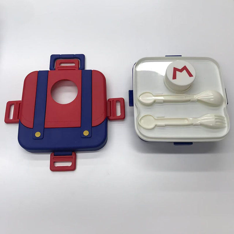 Super Mario style backpack shaped lunch box