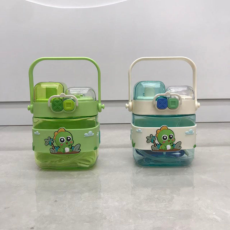 Cartoon Unicorn Dinosaur Double Drinking Cup