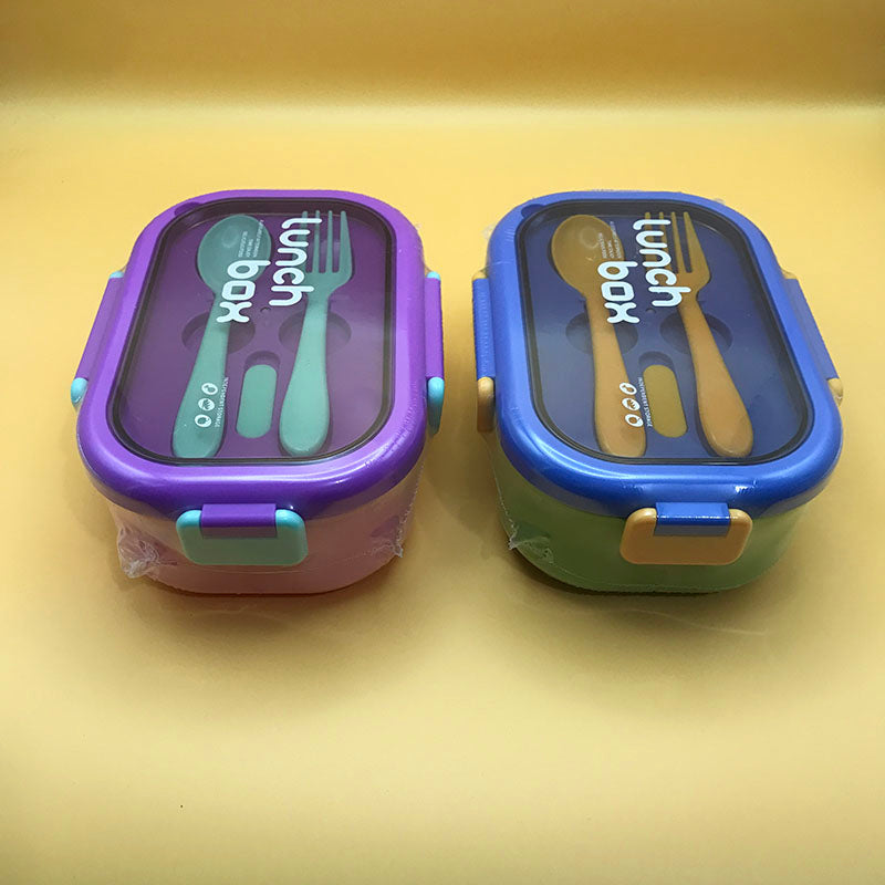 Simple multi-color lunch box(wholesale)