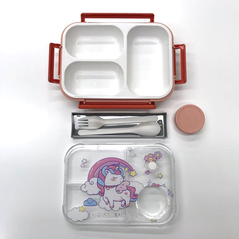 Cartoon printed lunch box (wholesale)