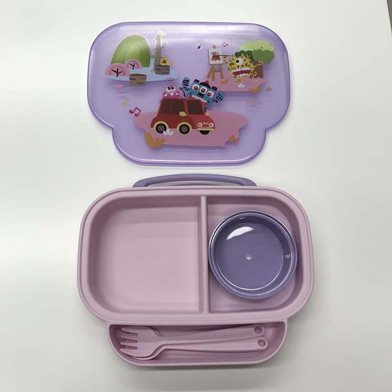 Cartoon children's separated meal box