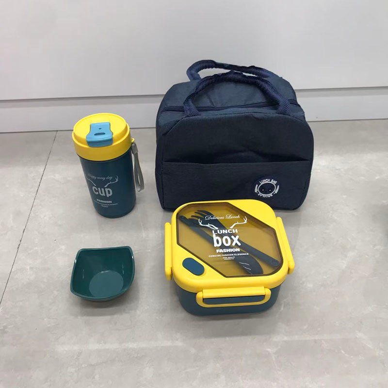 Portable meal box set