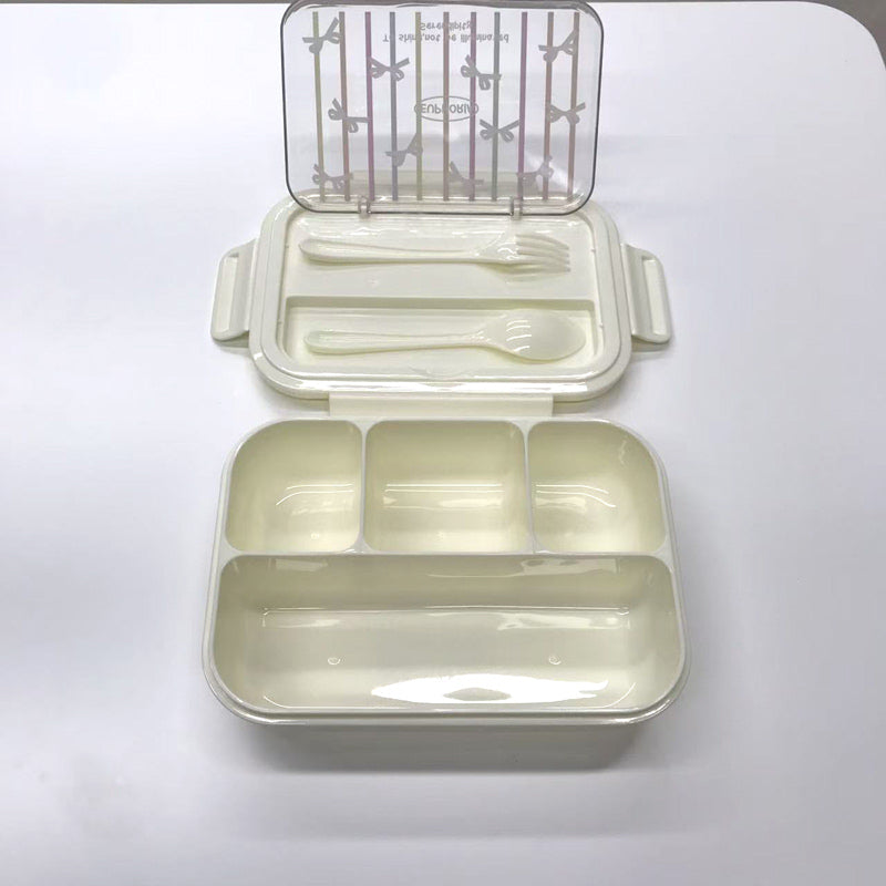 Butterfly knot separated bento box