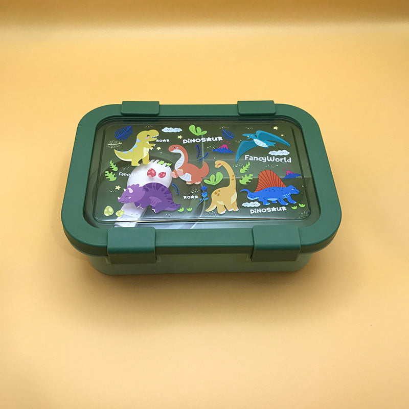 Cartoon multi-color separated lunch box(wholesale)