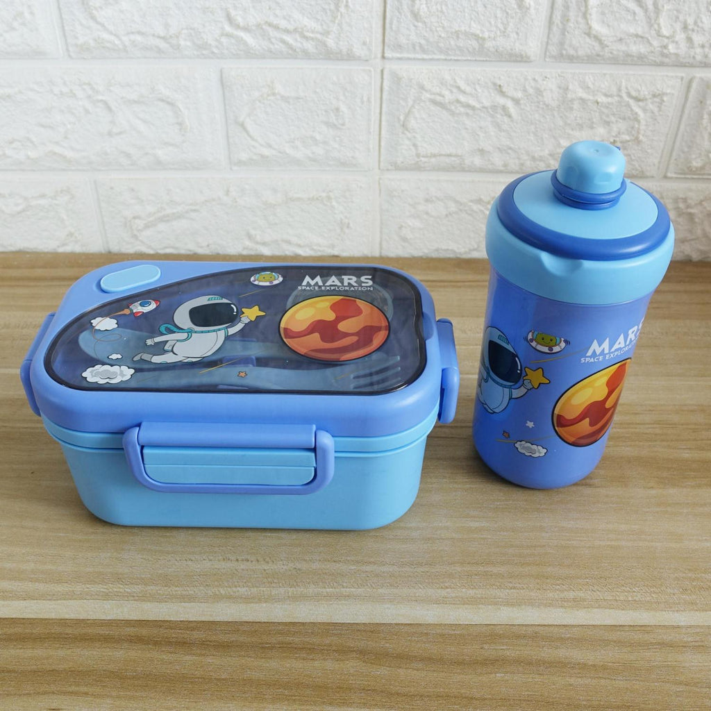 Cartoon lunch box and water cup set