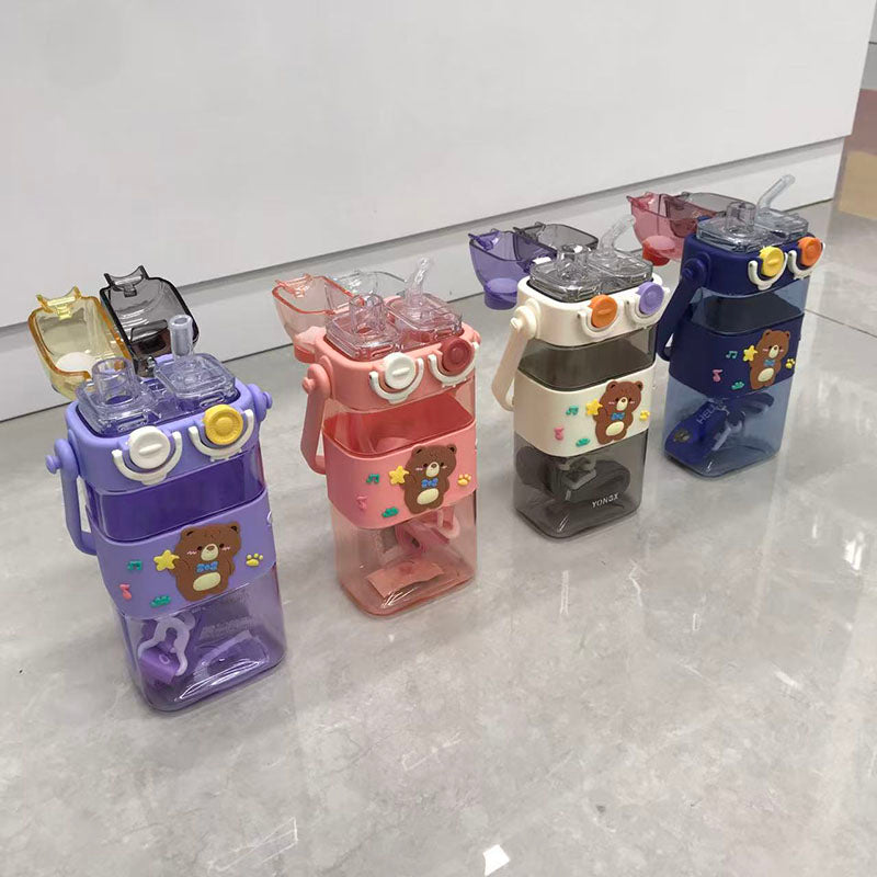 Cartoon Bear Doll Double Drinking Cup