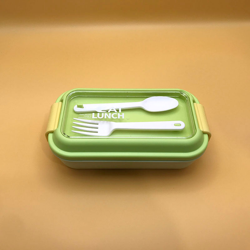 Simple multi-color portable fresh-keeping lunch box (wholesale)