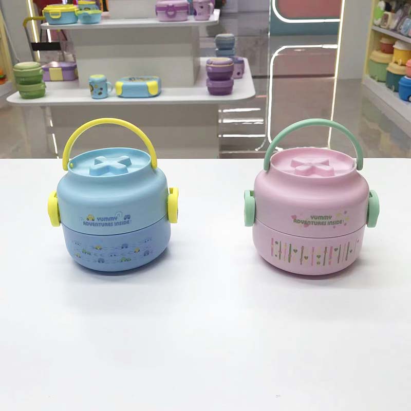 Stainless steel heat-resistant portable lunch box