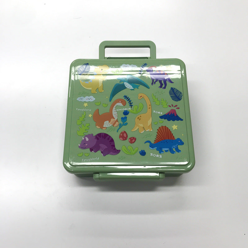 Cartoon square lunch box (Wholesale)