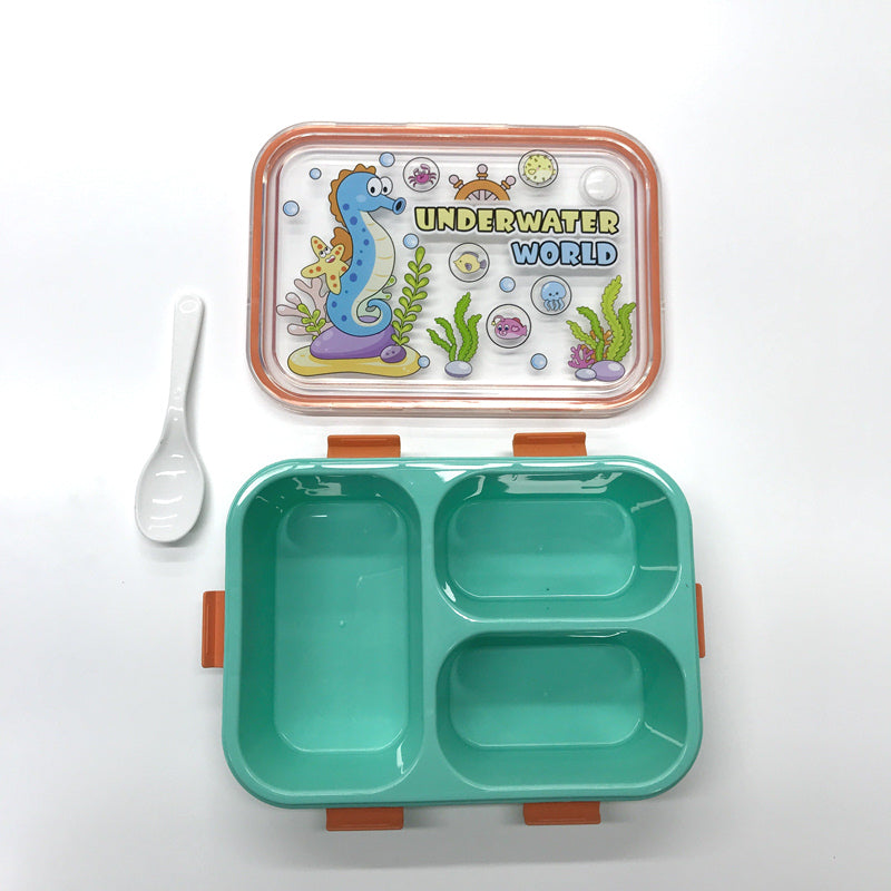 Cartoon dinosaur printed lunch box
