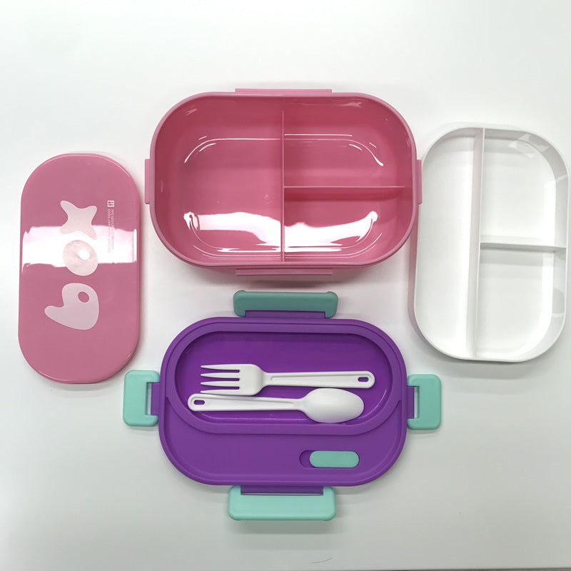 Macaron colored lunch box