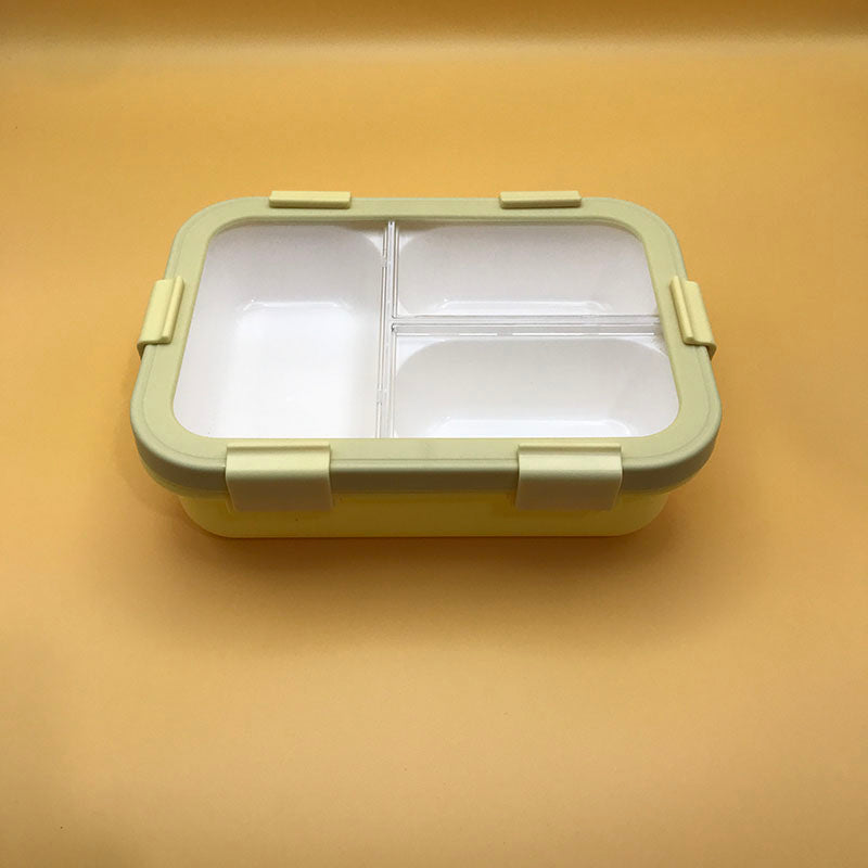 Multi colored partitioned lunch box(wholesale)