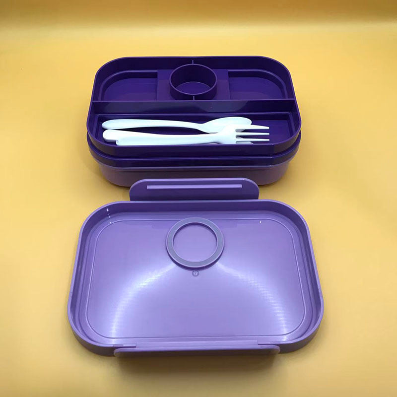 Cute cartoon unicorn partitioned bento box (wholesale)