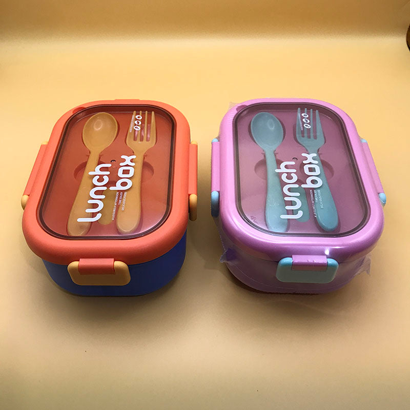 Simple multi-color lunch box(wholesale)