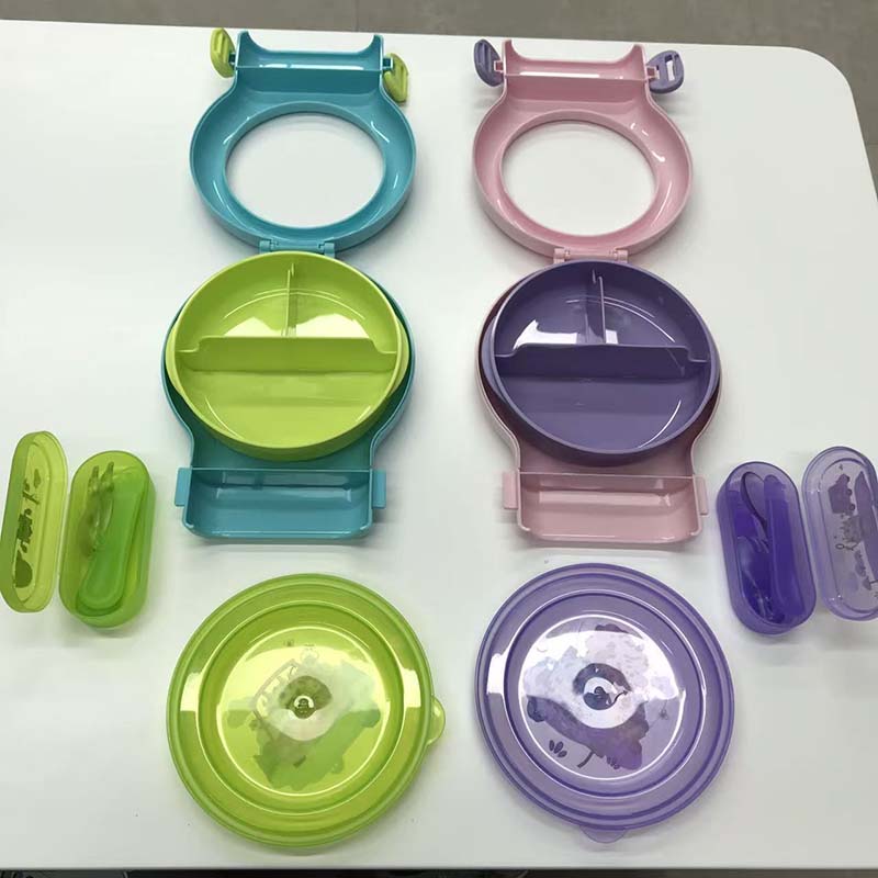 Cartoon printed portable lunch box