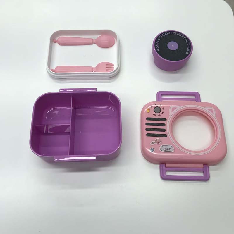 Cartoon retro radio shaped lunch box