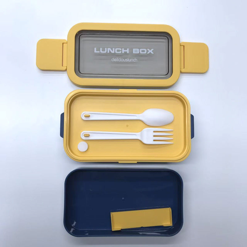 Simple double-layer lunch box (Wholesale)