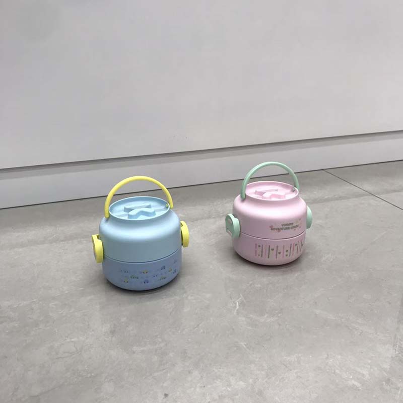 Stainless steel heat-resistant portable lunch box