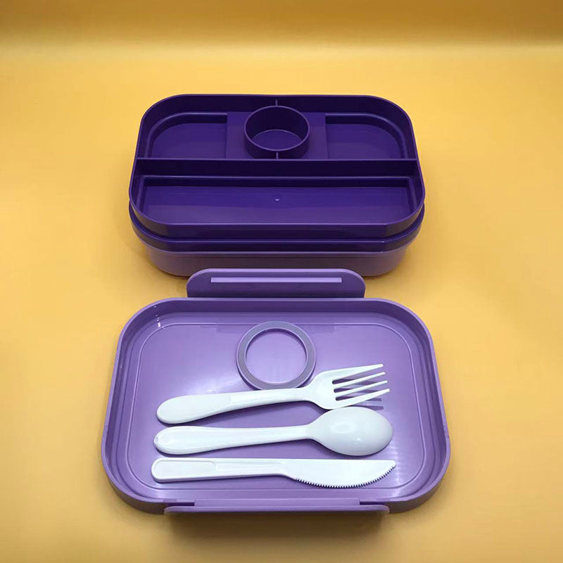 Cute cartoon unicorn partitioned bento box (wholesale)