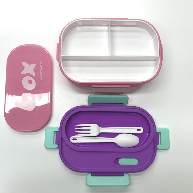 Macaron colored lunch box