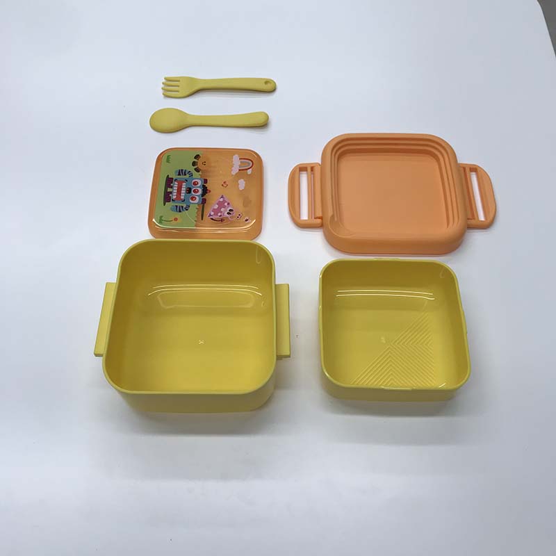 Cartoon pattern portable lunch box