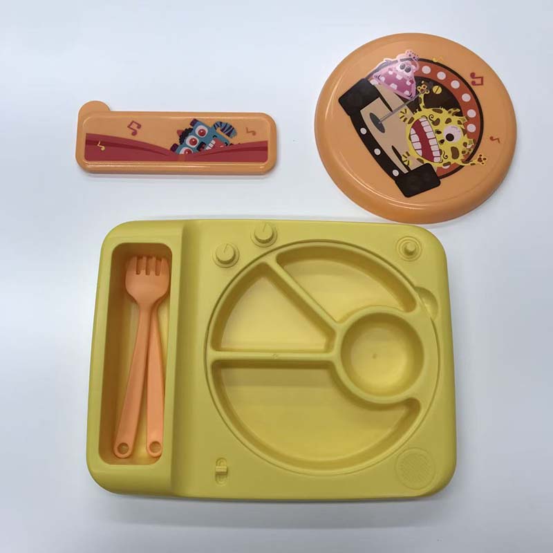 Cartoon Printed Plate Set