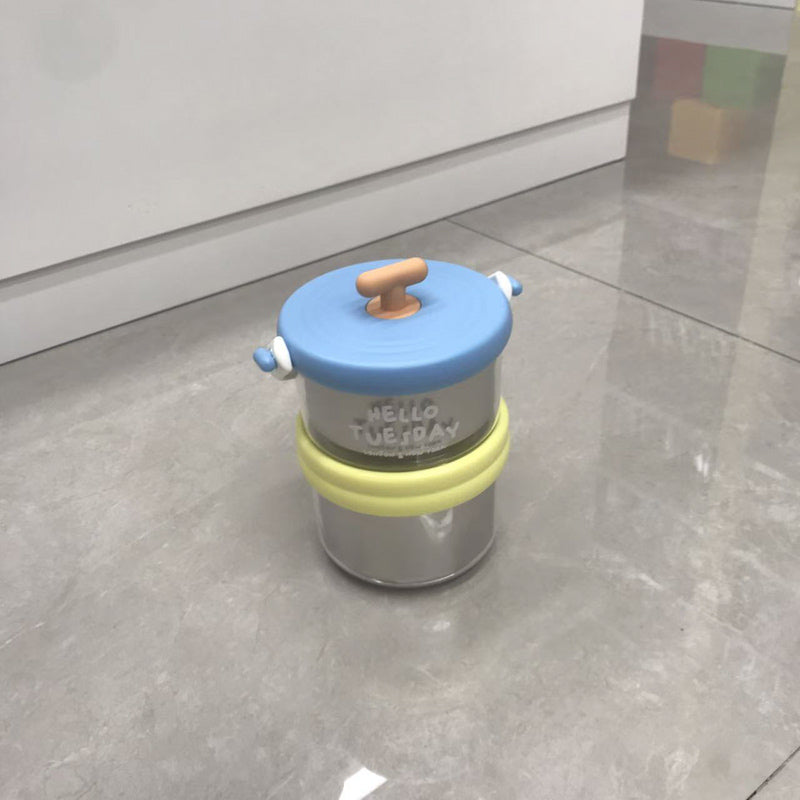 Stainless steel layered lunch box