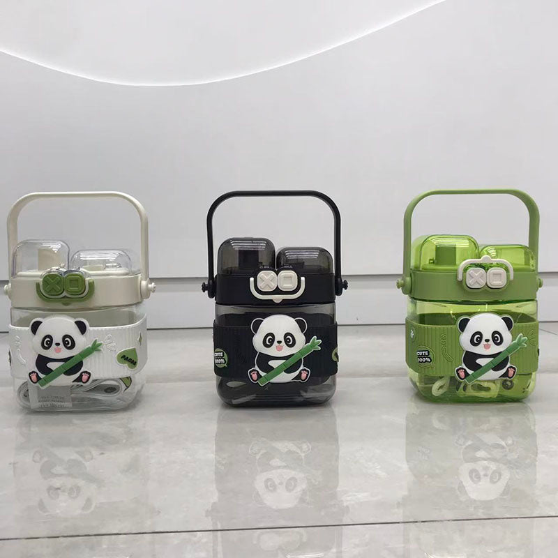 Cartoon Unicorn Dinosaur Double Drinking Cup