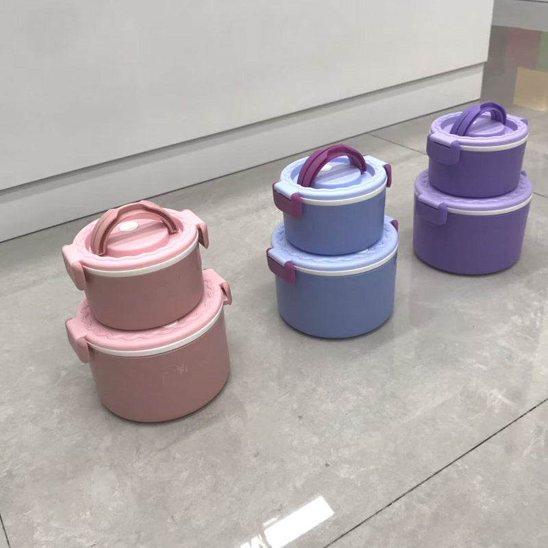 Stacked double-layer sealed bento box