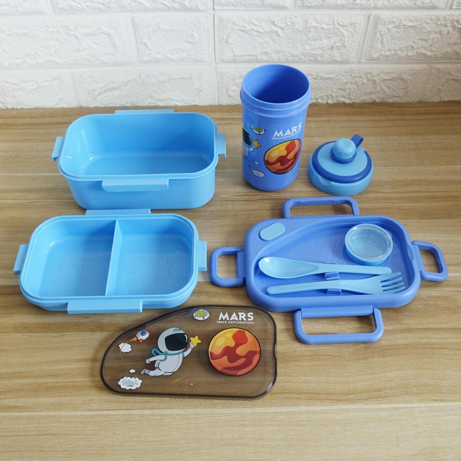 Cartoon lunch box and water cup set