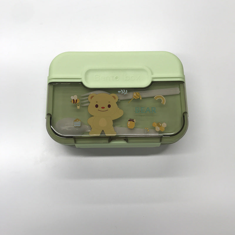 Cute Pet Multi color Divided Bento Box