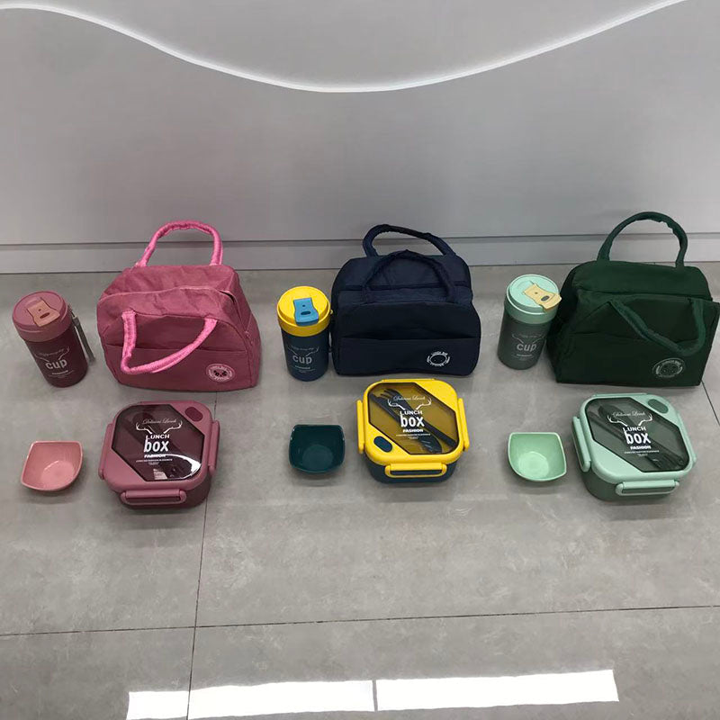 Portable meal box set