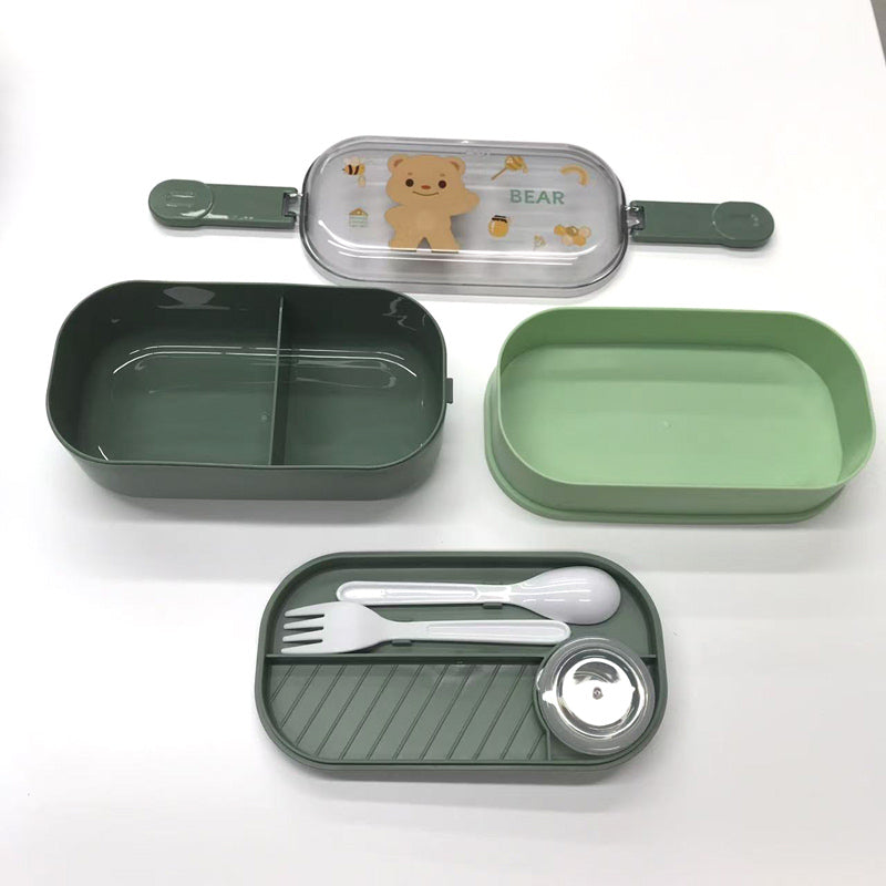 Little Bear Cartoon Multi layer Bento Box